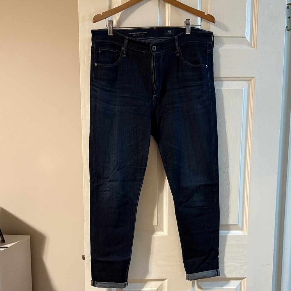 AG Adriano Goldschmied Men's Deep Indigo Slim Jeans